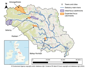 A map of the Ousewem focus areas.