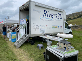 Trailer at the Reeth Show 2024